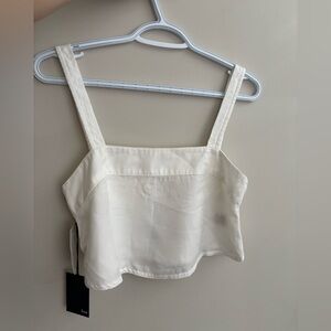 Wilfred Free pasha cropped tank white